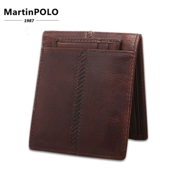 2019 vintage crazy horse genuine leather men wallet leather short money clip casual small thin purse for male bag 2007, Black
2019 vintage crazy horse genuine leather men wallet leather short money clip casual small thin purse for male bag 2007, Black