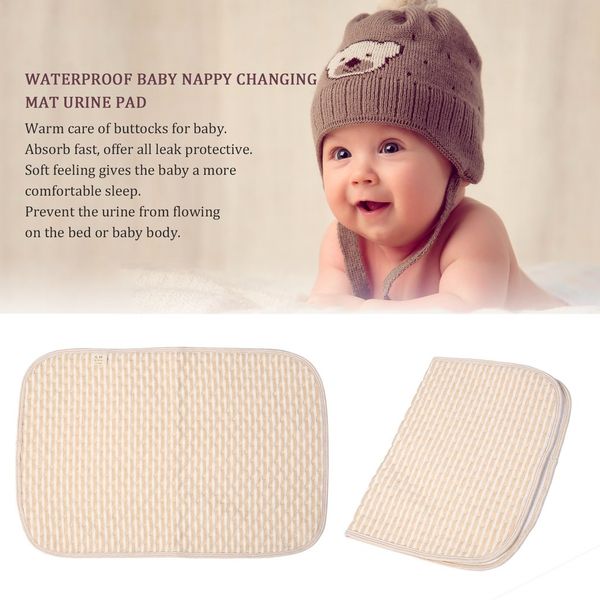 3 layers natural colored cotton large baby changing pads covers nappy changing waterproof washable cotton diaper mat baby care
3 layers natural colored cotton large baby changing pads covers nappy changing waterproof washable cotton diaper mat baby care