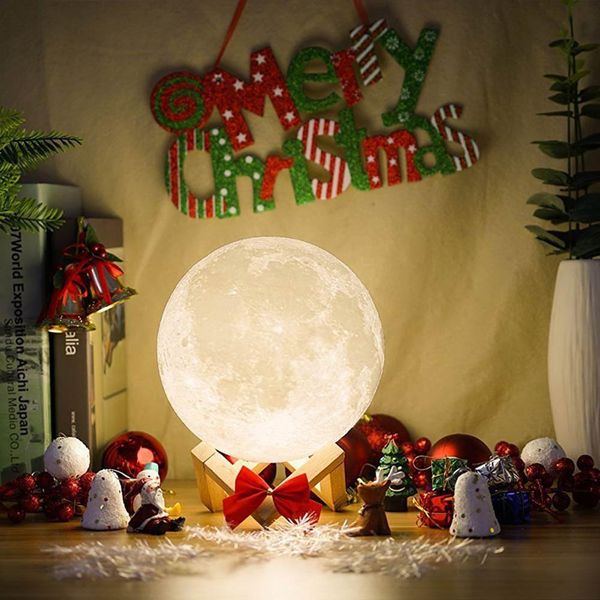 led double color 3d printing warm moon lamp touch control light pat light for room office decaration
led double color 3d printing warm moon lamp touch control light pat light for room office decaration