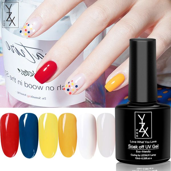 yxz new uv/led nail gellak soak off 10ml toenail enamel varnish black milk white yellow green red nail gel polish for cute women, Red;pink
yxz new uv/led nail gellak soak off 10ml toenail enamel varnish black milk white yellow green red nail gel polish for cute women, Red;pink