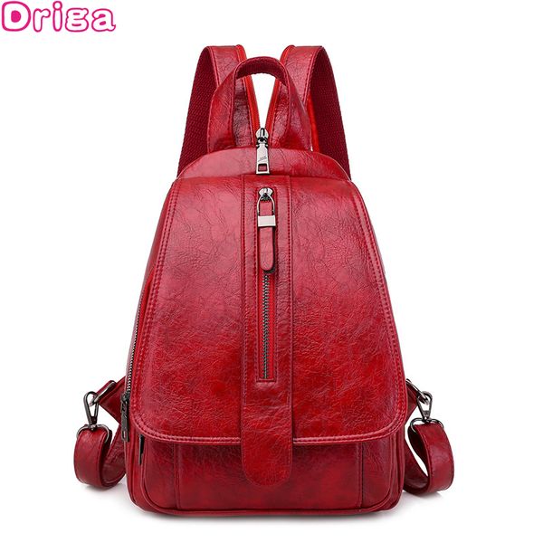 driga fashion large capacity women backpack soft leather student school bag double zipper korean shoulder bag ladies travel
driga fashion large capacity women backpack soft leather student school bag double zipper korean shoulder bag ladies travel