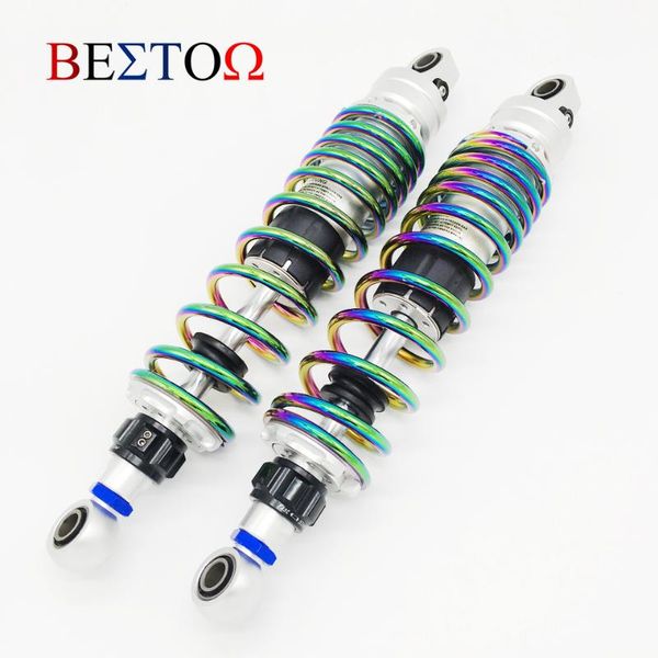 2 pcs universal 310mm 330mm 340mm 350mm motorcycle/scooter adjustable rebound damping colorful spring round rear absorbers
2 pcs universal 310mm 330mm 340mm 350mm motorcycle/scooter adjustable rebound damping colorful spring round rear absorbers