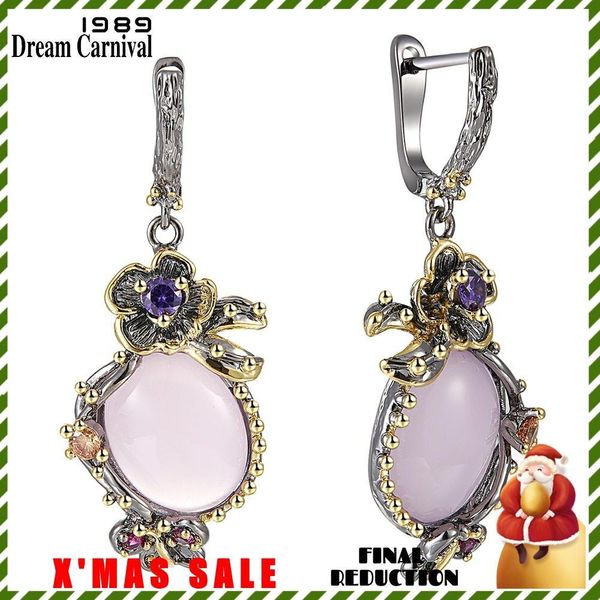 dreamcarnival 1989 pick drop earrings for women wedding party dangle earings pink opal stone fashion accessories gift we3878 cj191223, Silver
dreamcarnival 1989 pick drop earrings for women wedding party dangle earings pink opal stone fashion accessories gift we3878 cj191223, Silver