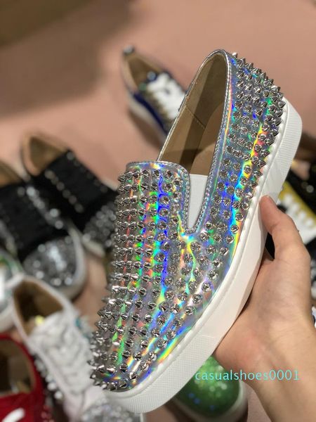 designer shoe red bottom mens trainers latest low spikes flats sneakers 100% genuine leather suede crystal wedding party shoe ac01, Black
designer shoe red bottom mens trainers latest low spikes flats sneakers 100% genuine leather suede crystal wedding party shoe ac01, Black