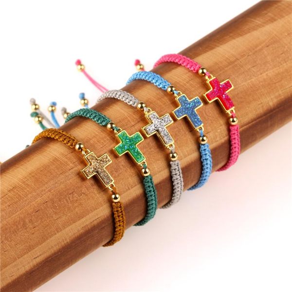 vaslia boho natural stone resin crystal cross bracelet weaving charm ladies daily jewelry gift adjustable friendship couple rope, Golden;silver
vaslia boho natural stone resin crystal cross bracelet weaving charm ladies daily jewelry gift adjustable friendship couple rope, Golden;silver