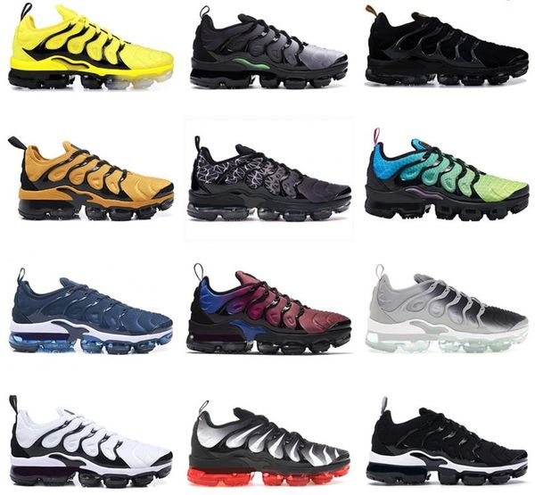 with box tn plus running shoes triple black metallic vapormax silver gradient geometric volt men sport trainers game sneakers
with box tn plus running shoes triple black metallic vapormax silver gradient geometric volt men sport trainers game sneakers