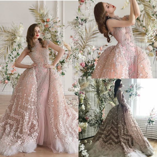 2019 sparkly mermaid prom dresses with detachable skirts lace beaded feather evening dress arabic dubai celebrity party gowns, Black;red
2019 sparkly mermaid prom dresses with detachable skirts lace beaded feather evening dress arabic dubai celebrity party gowns, Black;red