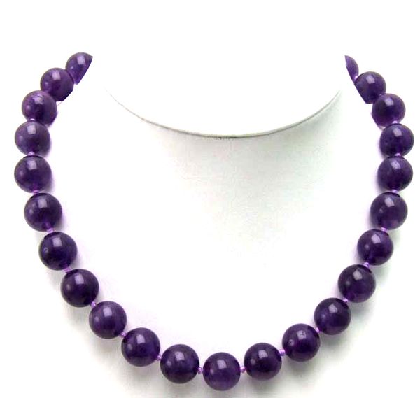 qingmos 10mm round natural purple necklace for women with natural round dark purple jades stone necklace 17" jewelry choker 5250, Golden;silver
qingmos 10mm round natural purple necklace for women with natural round dark purple jades stone necklace 17" jewelry choker 5250, Golden;silver