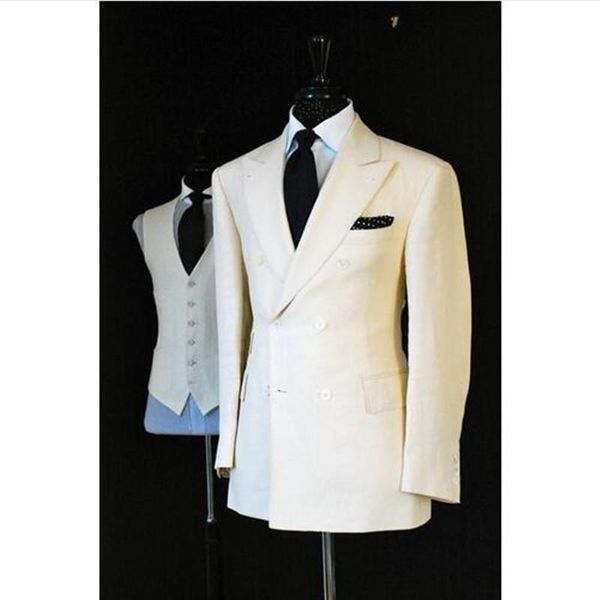 popular ivory groom tuxedos double-breasted groomsmen wedding tuxedos men formal dinner party prom blazer suit custom made(jacket+pants+tie), Black;gray
popular ivory groom tuxedos double-breasted groomsmen wedding tuxedos men formal dinner party prom blazer suit custom made(jacket+pants+tie), Black;gray