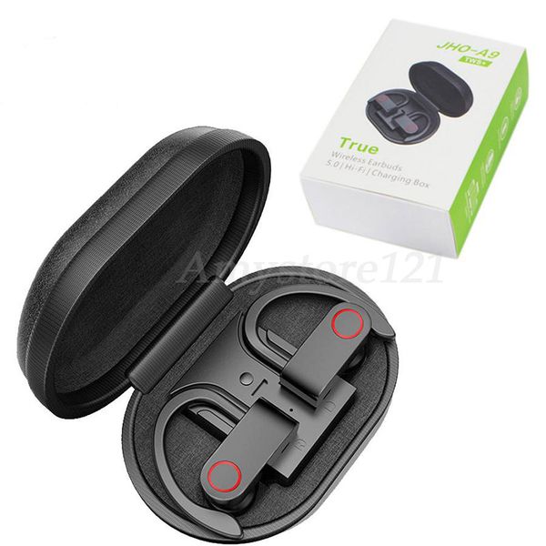 

a9 tws bluetooth earphones true wireless earbuds 8 hours music bluetooth 5.0 wireless earphone waterproof sport headphone