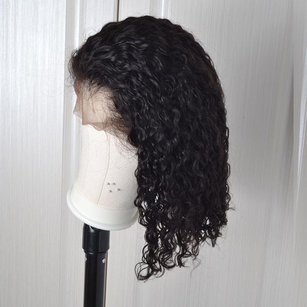 brazilian jerry curly lace front wig with baby hair short curly bob wig 150 density natural black remy human hair wig, Black;brown
brazilian jerry curly lace front wig with baby hair short curly bob wig 150 density natural black remy human hair wig, Black;brown