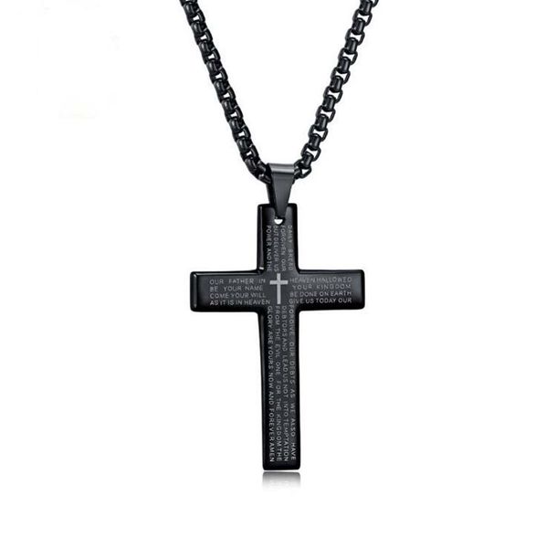 cross pendant necklaces for men 2019 fashion titanium male jewelry accessories, Silver
cross pendant necklaces for men 2019 fashion titanium male jewelry accessories, Silver