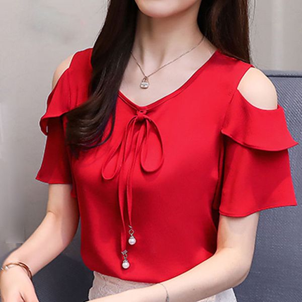 blouse woman women blouses 2019 fashion bow v neck sweet womens clothing short sleeve chiffon women shirt blouses red blusas d667 30, White
blouse woman women blouses 2019 fashion bow v neck sweet womens clothing short sleeve chiffon women shirt blouses red blusas d667 30, White
