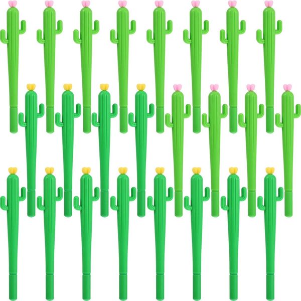 cactus gel pens novelty green plants neutral pens cute for school supplies writing gifts stationery kawaii