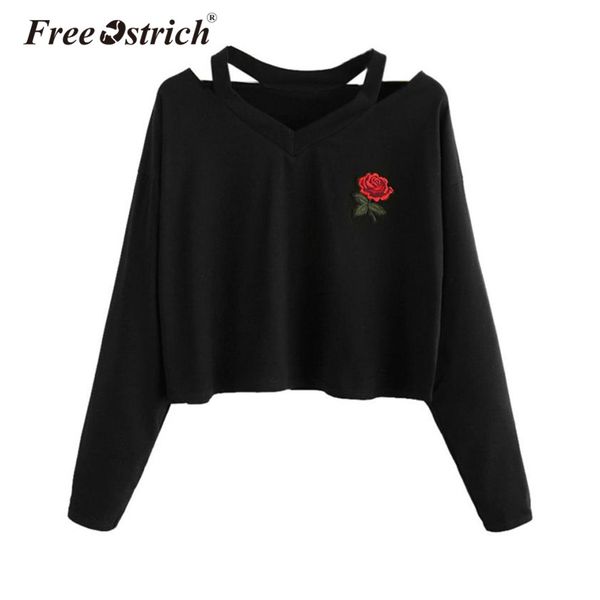 ostrich fashion women jumper long sleeve sweatshirt pullover rose embroidery causal moletom feminino oct13, Black
ostrich fashion women jumper long sleeve sweatshirt pullover rose embroidery causal moletom feminino oct13, Black