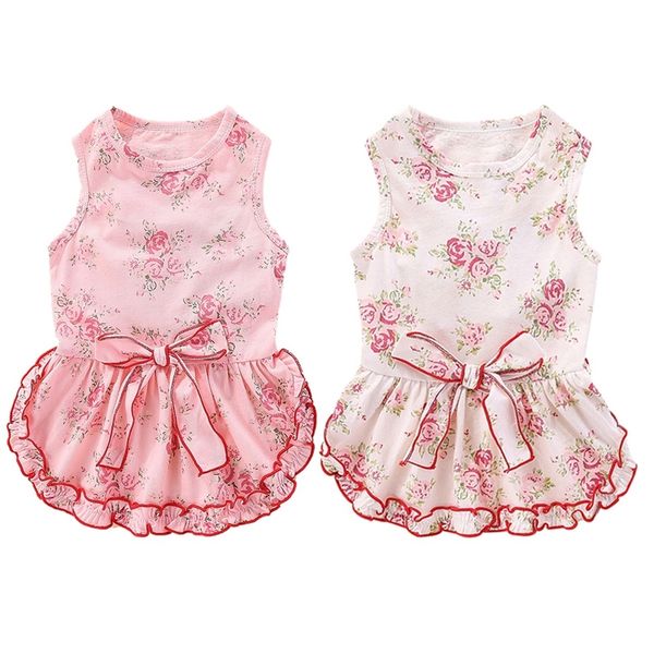 pet summer sleeveless vest dress dog girls decorative small floral skirt with bowknot cute ruffled skirt coat pet supplies dog apparel
pet summer sleeveless vest dress dog girls decorative small floral skirt with bowknot cute ruffled skirt coat pet supplies dog apparel