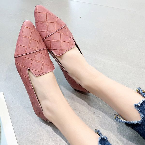 ladies lozenge solid colors fashion single shoes women elegant flat bottom with slip on pointed toe casual work office sandals, Black
ladies lozenge solid colors fashion single shoes women elegant flat bottom with slip on pointed toe casual work office sandals, Black