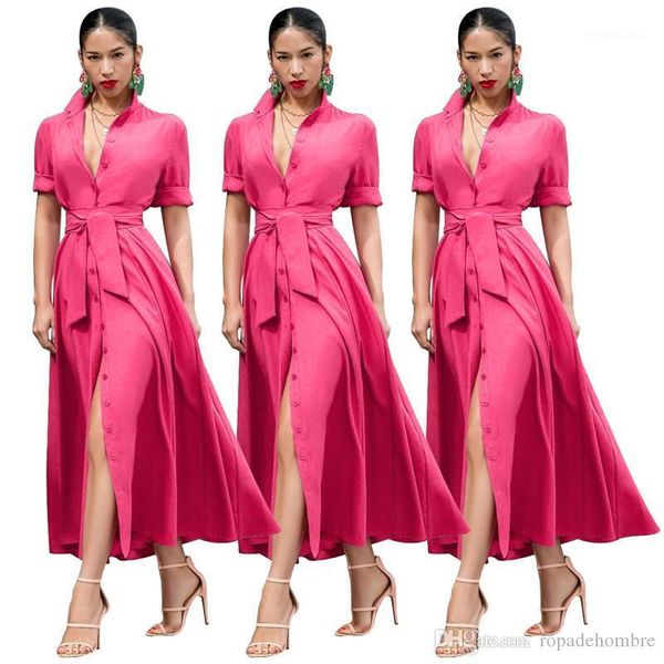 dress fashion solid color ribbon mid sleeve long dresses women dress summer designer women, Black;gray
dress fashion solid color ribbon mid sleeve long dresses women dress summer designer women, Black;gray