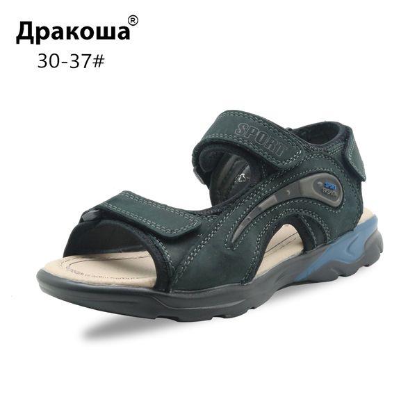 apakowa boy's summer genuine leather sports sandals kids flat ankle strap gladiator sandal cut-outs beach buckle slingback shoes, Black;red
apakowa boy's summer genuine leather sports sandals kids flat ankle strap gladiator sandal cut-outs beach buckle slingback shoes, Black;red