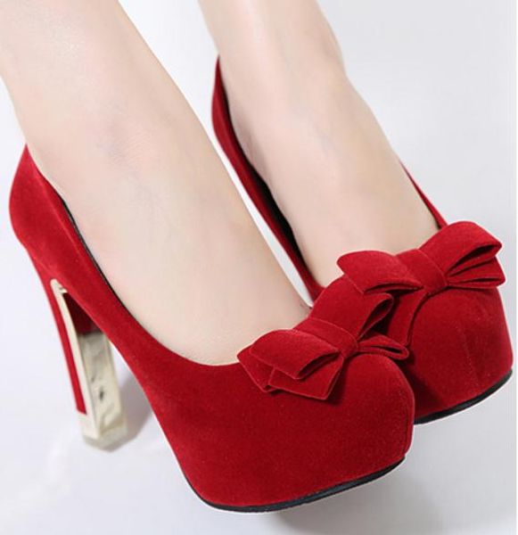 2019 women's shoes in spring and autumn with new style high heel coarse heel round head bowknot suede waterproof table@2083, Black
2019 women's shoes in spring and autumn with new style high heel coarse heel round head bowknot suede waterproof table@2083, Black