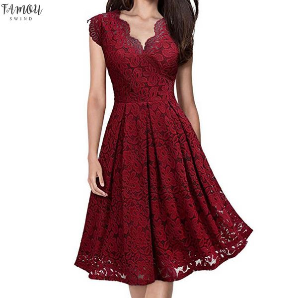 summer women party dress vintage red lace v neck runway dress elegant ladies dresses summer clothes for women, Black;gray
summer women party dress vintage red lace v neck runway dress elegant ladies dresses summer clothes for women, Black;gray