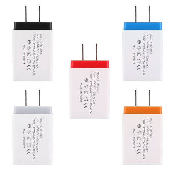 5v / 2a 3usb color charger for us eu universal fashion travel charger charging plug head 5 colors
5v / 2a 3usb color charger for us eu universal fashion travel charger charging plug head 5 colors