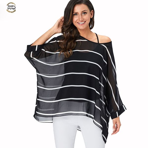 4xl 5xl 6xl plus size blouse shirt women new striped print summer tees batwing sleeve casual chiffon blouses 2019, White
4xl 5xl 6xl plus size blouse shirt women new striped print summer tees batwing sleeve casual chiffon blouses 2019, White