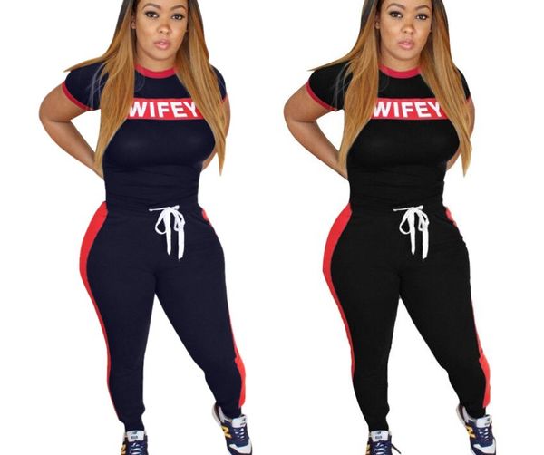 casual womens two piece pants letter short sleeve t shirts and skinny pant women casual suit, White
casual womens two piece pants letter short sleeve t shirts and skinny pant women casual suit, White