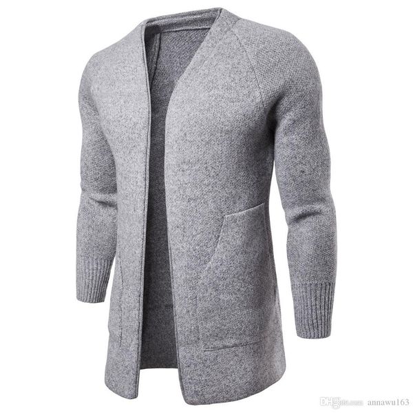 new designer cardigan sweater men' v-neck long sweater with long sleeve cotton blend knitted winter mens knitted coats for sales, White;black
new designer cardigan sweater men' v-neck long sweater with long sleeve cotton blend knitted winter mens knitted coats for sales, White;black
