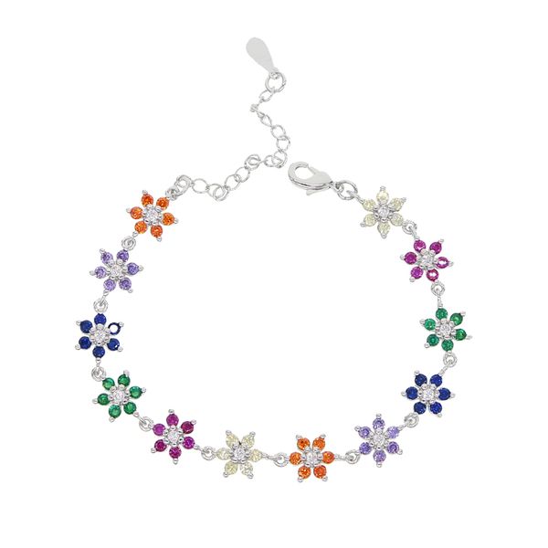 gold silver color red green blue cz paved flower charm bracelets bangle link rainbow zircon stone fashion tennis chain jewelry, Black
gold silver color red green blue cz paved flower charm bracelets bangle link rainbow zircon stone fashion tennis chain jewelry, Black