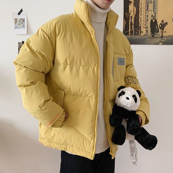 2019 uyuk winter stand collar lovers overstuffed student fashion brand men's cotton-padded jacket japanese department homme, Black
2019 uyuk winter stand collar lovers overstuffed student fashion brand men's cotton-padded jacket japanese department homme, Black