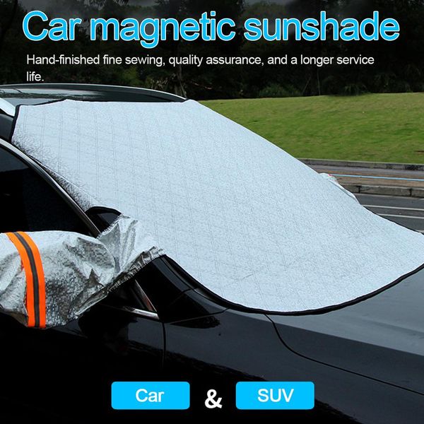car magnetic sunshade car front windshield snowproof cloth cover thickened rearview mirror reflective bar warning
car magnetic sunshade car front windshield snowproof cloth cover thickened rearview mirror reflective bar warning