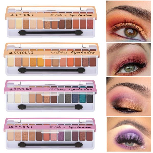 12 colors matte eyeshadow pallete long lasting waterproof easy to color eye shadow eye makeup palette comestic u
12 colors matte eyeshadow pallete long lasting waterproof easy to color eye shadow eye makeup palette comestic u