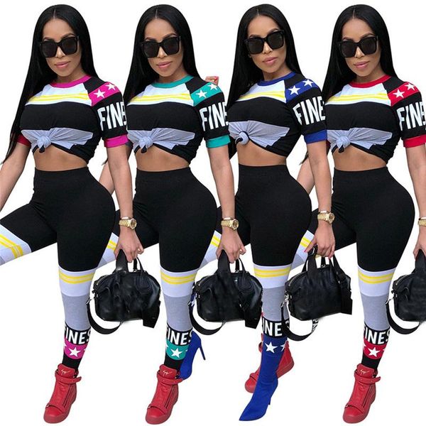 sportswear 2 piece set women patchwork print summer casual tracksuits short sleeve t -shirt crop casual pants suits female convention, Gray
sportswear 2 piece set women patchwork print summer casual tracksuits short sleeve t -shirt crop casual pants suits female convention, Gray