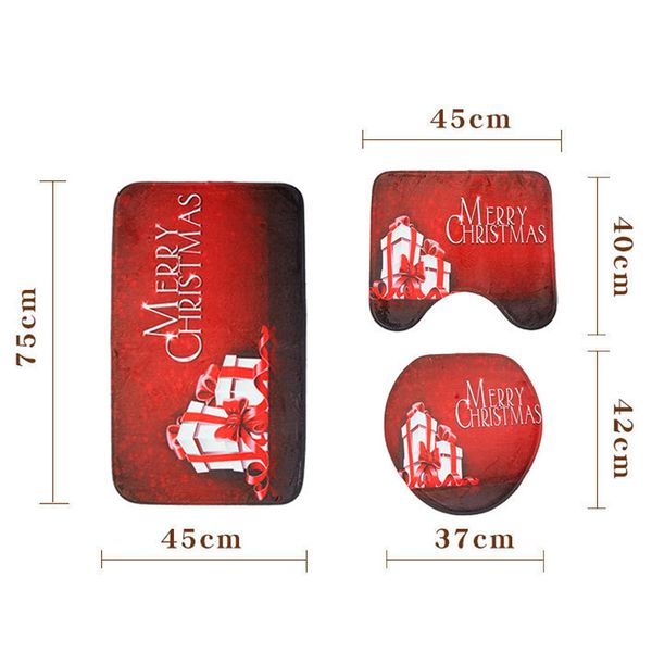 2020 christmas style toilet pad carpet mat three-piece combination absorbent non-slip durable floor mat carpet multi pattern christmas decor
2020 christmas style toilet pad carpet mat three-piece combination absorbent non-slip durable floor mat carpet multi pattern christmas decor