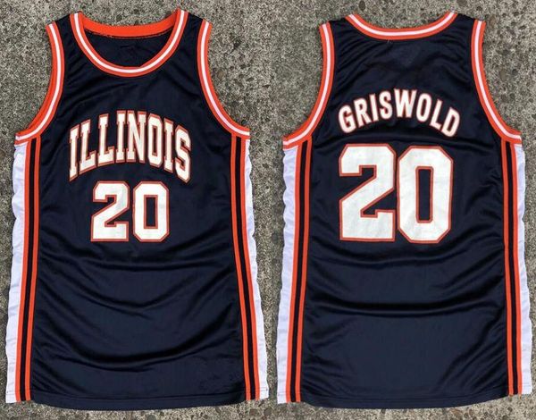 1992/93 illinois fighting illini matt griswold #20 navy blue retro basketball jersey men's stitched custom number name jerseys, Black;red
1992/93 illinois fighting illini matt griswold #20 navy blue retro basketball jersey men's stitched custom number name jerseys, Black;red