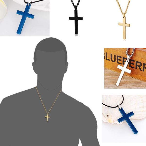 titanium cross necklace pendant stainless steel jewelry christian with chain necklaces wholesale for men and women, Silver
titanium cross necklace pendant stainless steel jewelry christian with chain necklaces wholesale for men and women, Silver