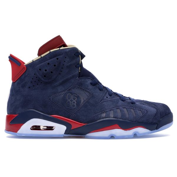 new 6 db doernbecher 15th anniversary midnight navy white varsity red metallic gold men basketball shoes 6s designer sneakers sport with box, White;red
new 6 db doernbecher 15th anniversary midnight navy white varsity red metallic gold men basketball shoes 6s designer sneakers sport with box, White;red