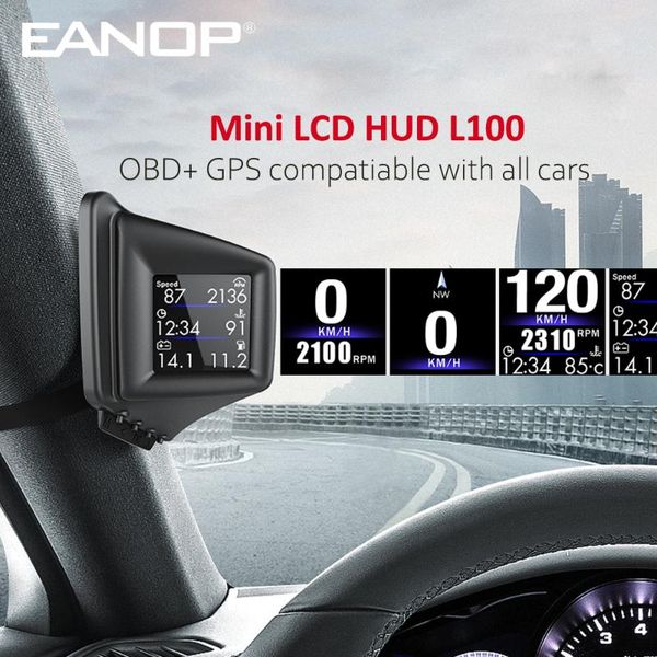 eanop l100 hud headup display obd2/gps car computer speedometer turbo pressure oil consumption water temperature brake test
eanop l100 hud headup display obd2/gps car computer speedometer turbo pressure oil consumption water temperature brake test