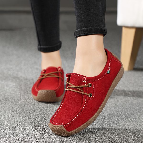 women's flats summer leather loafers casual shoes lady driving flat moccasins lace up round toe chaussure femme hjm7, Black
women's flats summer leather loafers casual shoes lady driving flat moccasins lace up round toe chaussure femme hjm7, Black