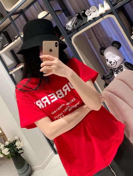 2019 NEW FASHION Summer Women Casual Sports Red T-Shirt Wholesale Letter Pattern Short-Sleeved T-shirt Short-Sleeved T-shirt 
2019 NEW FASHION Summer Women Casual Sports Red T-Shirt Wholesale Letter Pattern Short-Sleeved T-shirt Short-Sleeved T-shirt