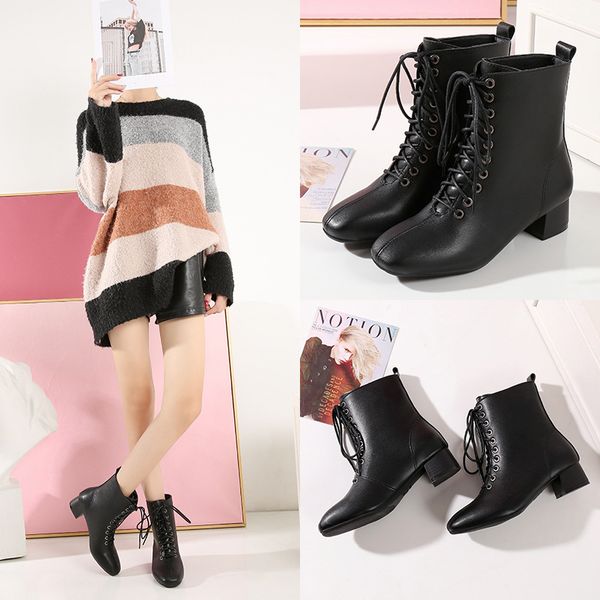rock shoes woman med heel boots booties ladies winter footwear clogs platform boots-women lace up 2020 2019 ankle rubber large, Black
rock shoes woman med heel boots booties ladies winter footwear clogs platform boots-women lace up 2020 2019 ankle rubber large, Black