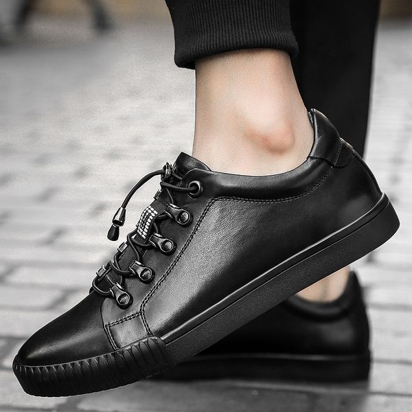 men genuine leather sneakers black lace up flats male casual shoes with fur warm shoes comfortable loafers chaussure homme o4
men genuine leather sneakers black lace up flats male casual shoes with fur warm shoes comfortable loafers chaussure homme o4