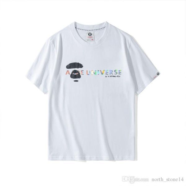 mens designer t shirt cotton round neck t shirt aape men women designer letter printing tees, White;black
mens designer t shirt cotton round neck t shirt aape men women designer letter printing tees, White;black