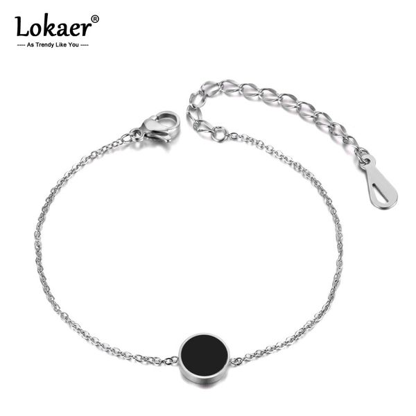 lokaer fashion white/black shell charm bracelet bangle for women girls stainless steel link chain bohemia beach jewelry b19022
lokaer fashion white/black shell charm bracelet bangle for women girls stainless steel link chain bohemia beach jewelry b19022