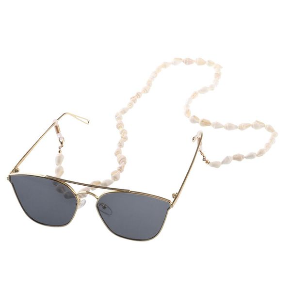 jgl0043 2020 latest design bohemian style white small conch glasses chain fashion glasses rope lanyard charm women jewelry, Silver
jgl0043 2020 latest design bohemian style white small conch glasses chain fashion glasses rope lanyard charm women jewelry, Silver