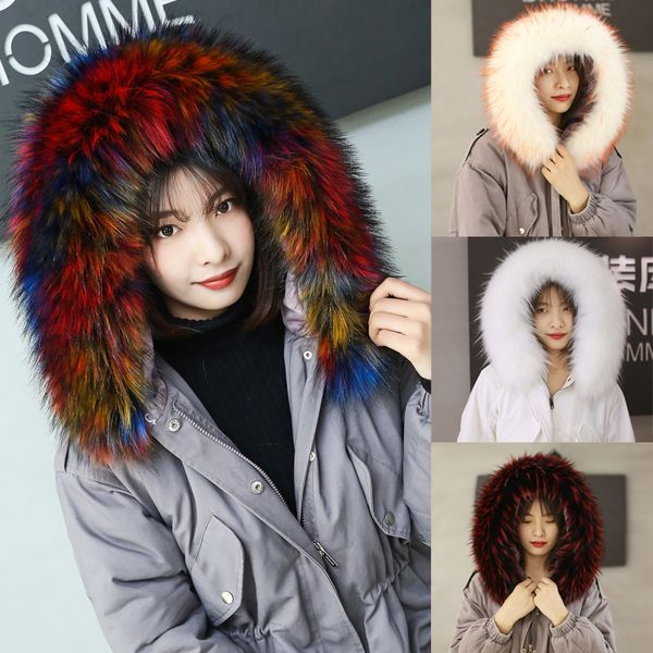 new faux raccoon fur scarf winter hood fur decor shawl multicolor fake scarf winter women men coat warm collar, Blue;gray
new faux raccoon fur scarf winter hood fur decor shawl multicolor fake scarf winter women men coat warm collar, Blue;gray