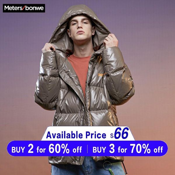 metersbonwe 2019 thick down jacket men winter warm 90% gray duck down coat hooded solid handsome fashion man coat outwear, Black
metersbonwe 2019 thick down jacket men winter warm 90% gray duck down coat hooded solid handsome fashion man coat outwear, Black