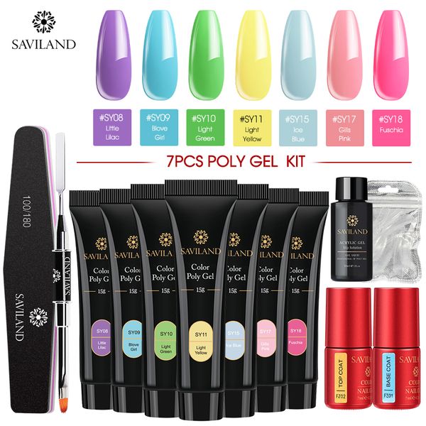 saviland color set gel nail polish uv hard builder extension base coat for nails salon design for manicure kit
saviland color set gel nail polish uv hard builder extension base coat for nails salon design for manicure kit