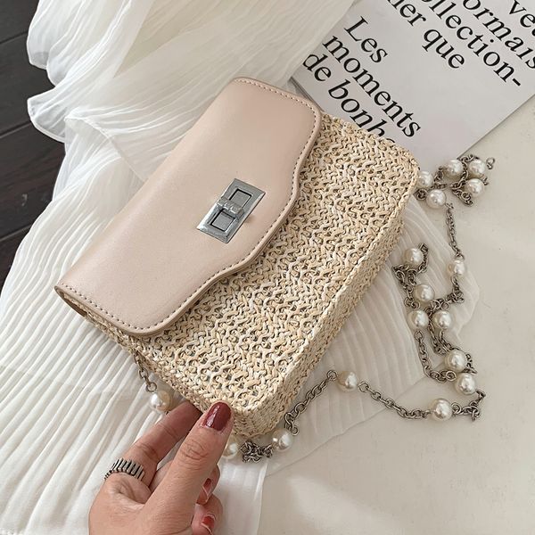 contrast color woven crossbody bags 2019 summer new quality leather women's handbag pearl chain shoulder messenger bags
contrast color woven crossbody bags 2019 summer new quality leather women's handbag pearl chain shoulder messenger bags